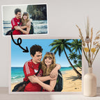 Comic Style Portrait from your Photo (Landscape Orientation)