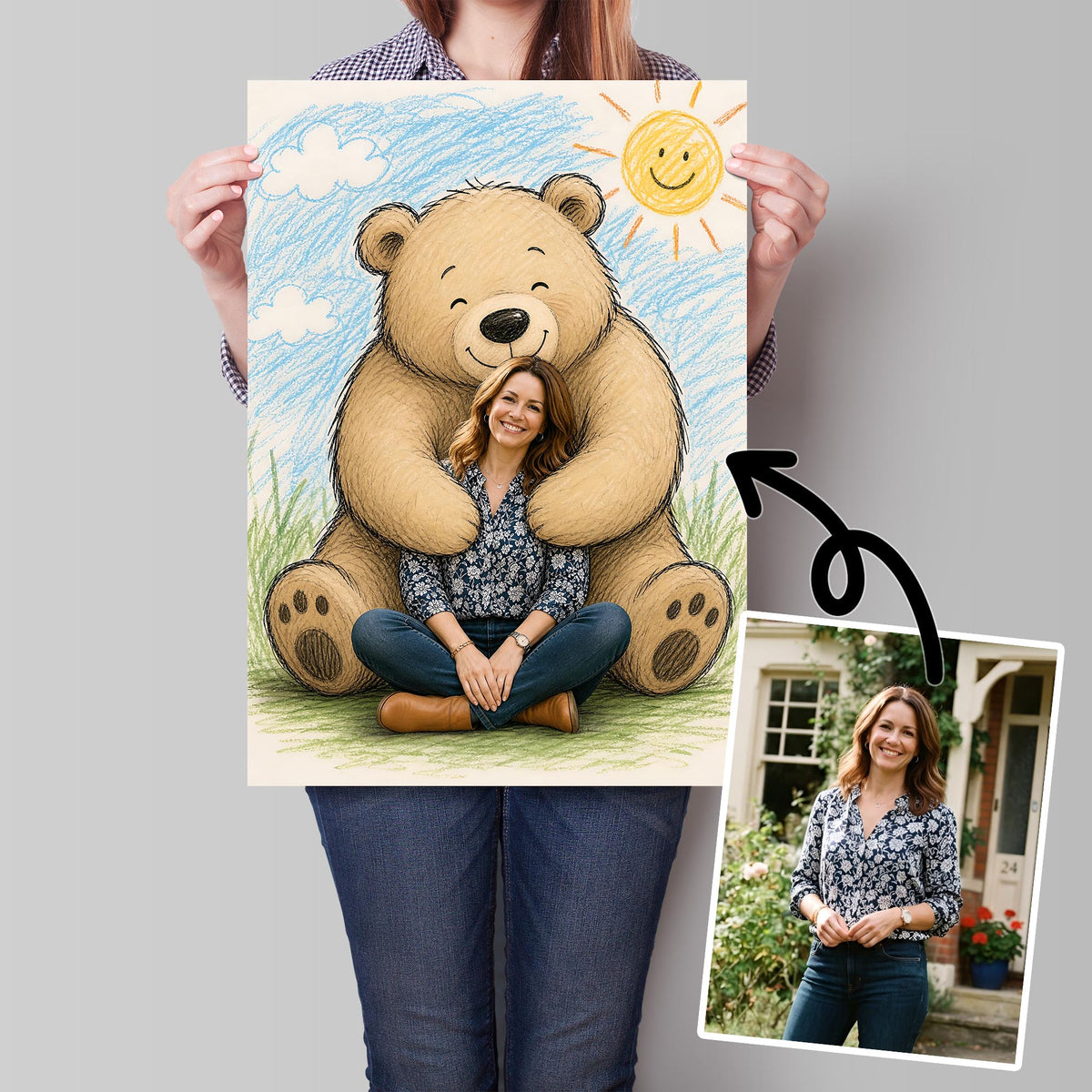 Bear Hug Image from your Photos