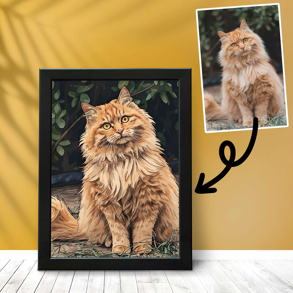Comic Style Pet Portrait from your Photo