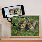 Oil Painting Pet Portrait from your Photo (Landscape Orientation)