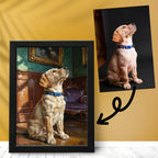 Oil Painting Pet Portrait from your Photo