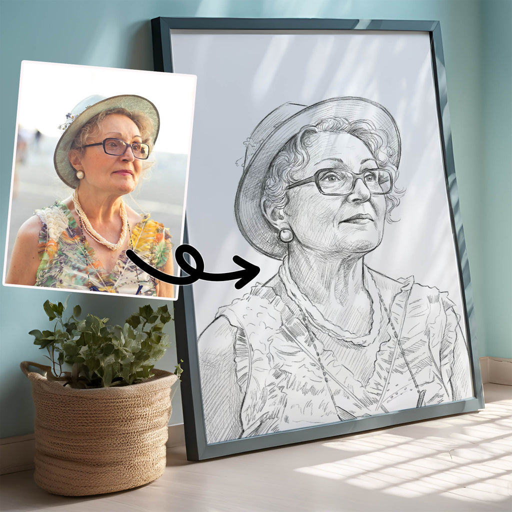 Pencil Sketch Portrait from your Photo