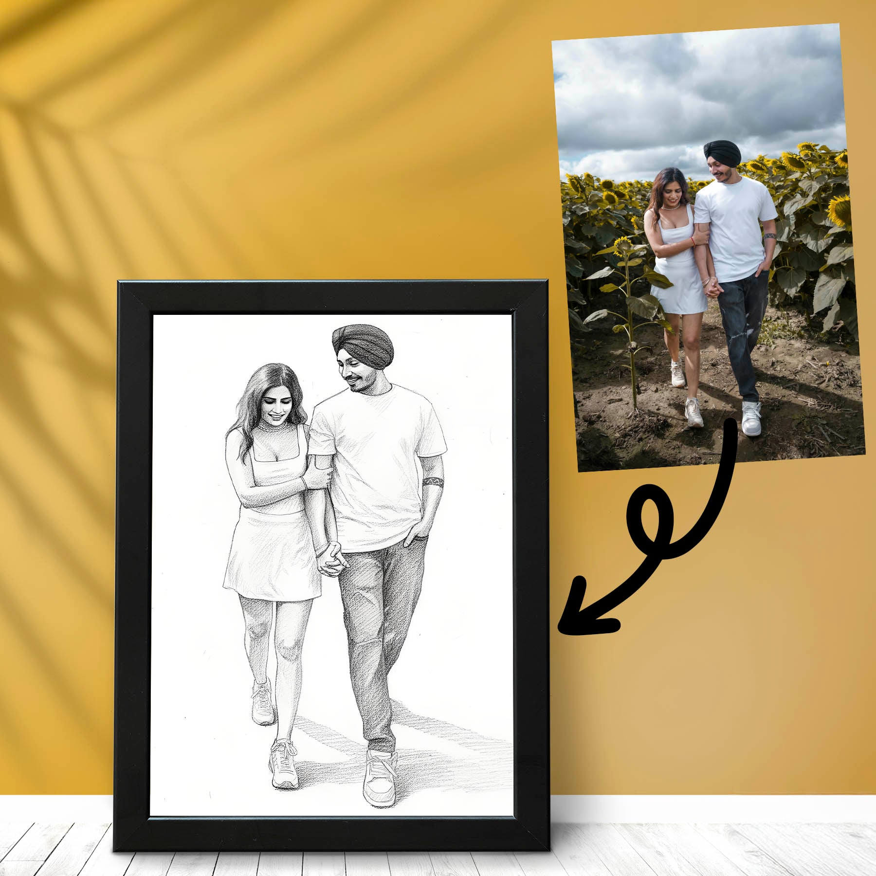 Pencil Sketch Portrait from your Photo