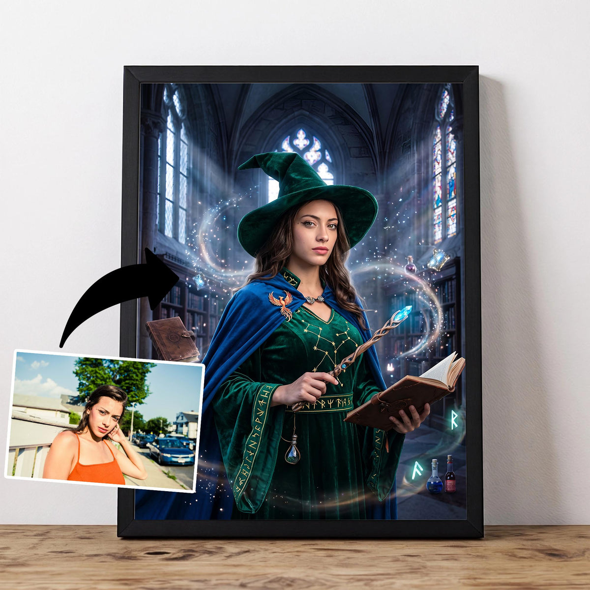 Create wizard images of people from your photos, Harry Potter style