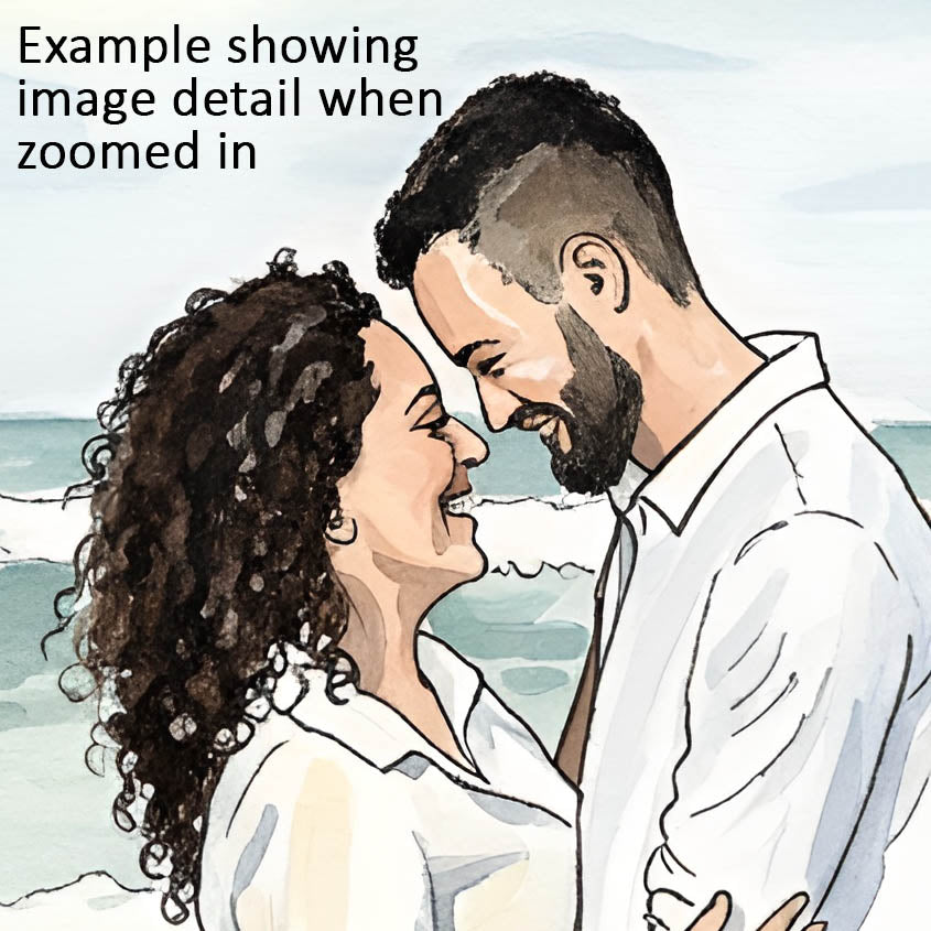 Color Illustration Portrait from your Photo