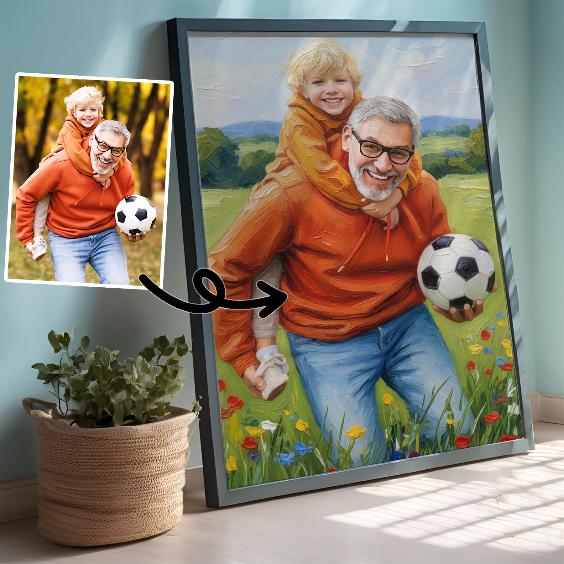 Oil Painting Portrait from your Photo