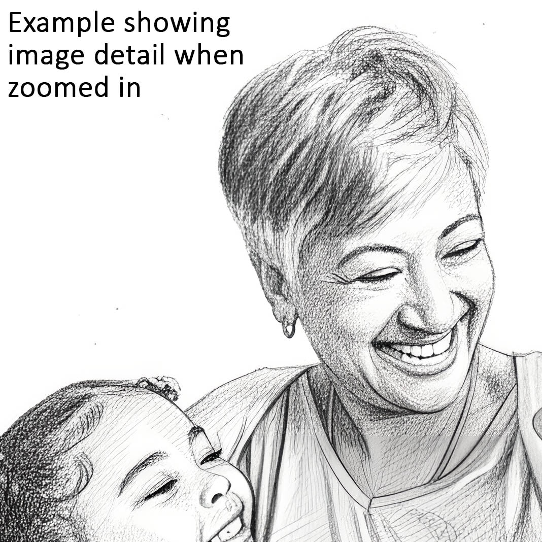 Pencil Sketch Portrait from your Photo